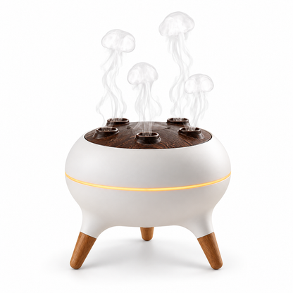 Jellyfish Mist Humidifier with Ambient LED Light, Decorative Desktop Cool Mist Humidifier for Bedroom, Living Room and Office